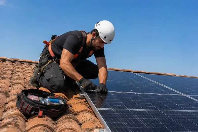 Maintenance et monitoring de panneaux solaires à Médréac
